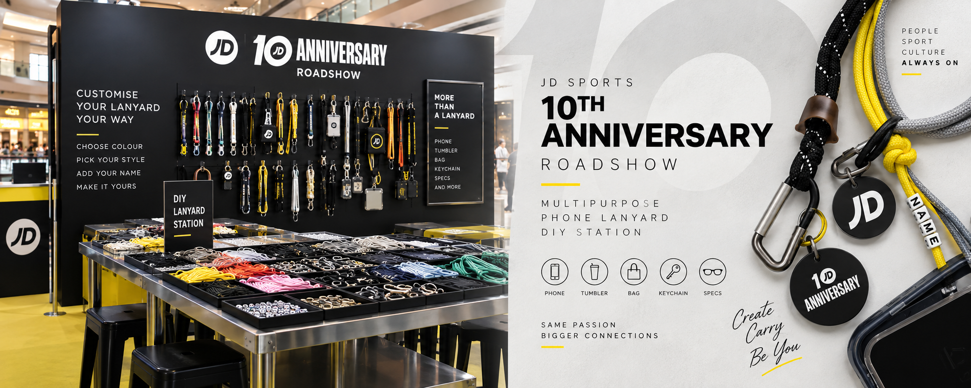 JD Sports 10th Anniversary DIY Lanyard Workshop | JINI Studio Malaysia