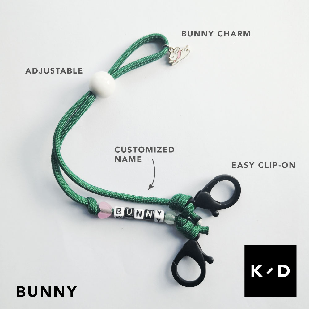 Kid's Lanyard Bunny Charm