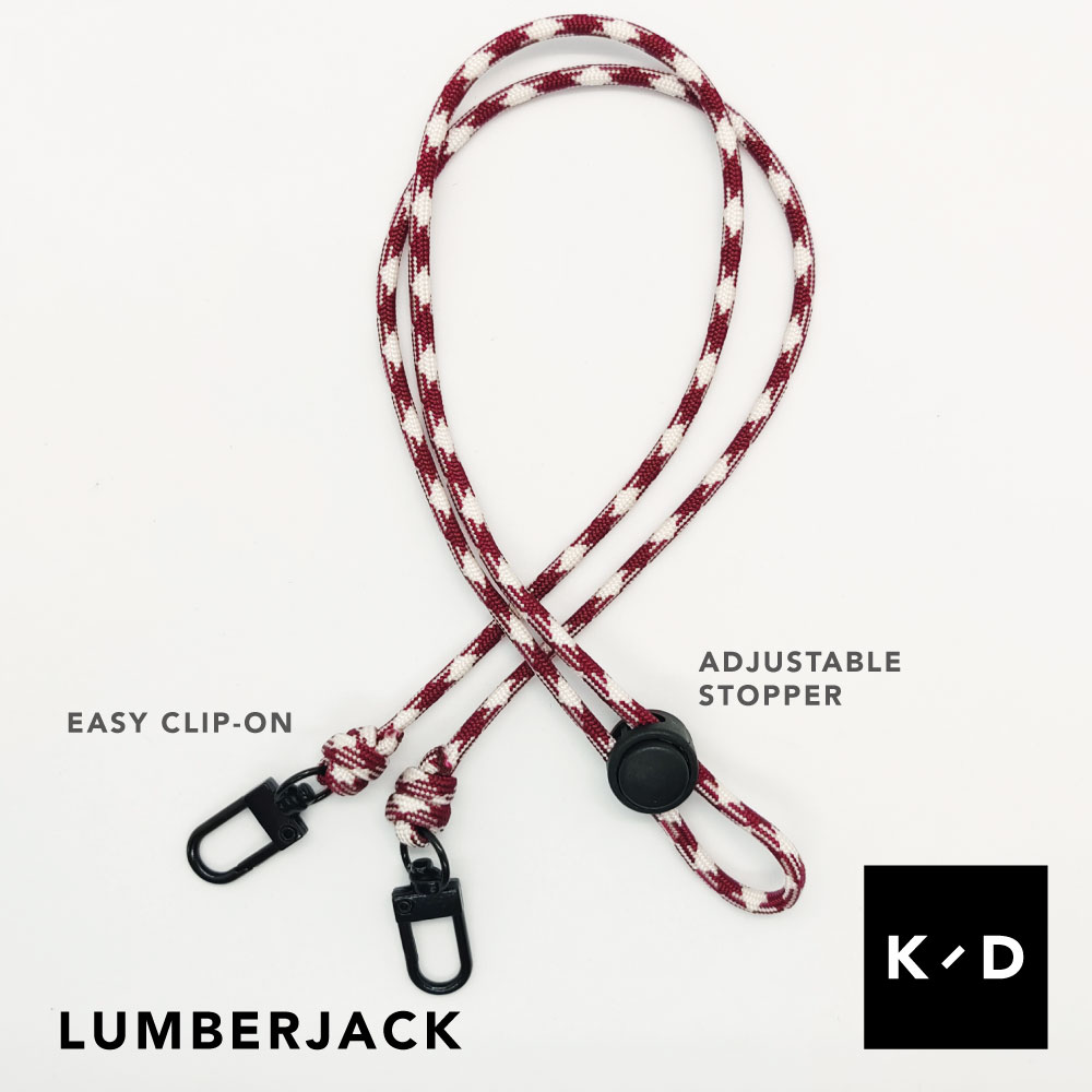 mask lanyard LUMBERJACK