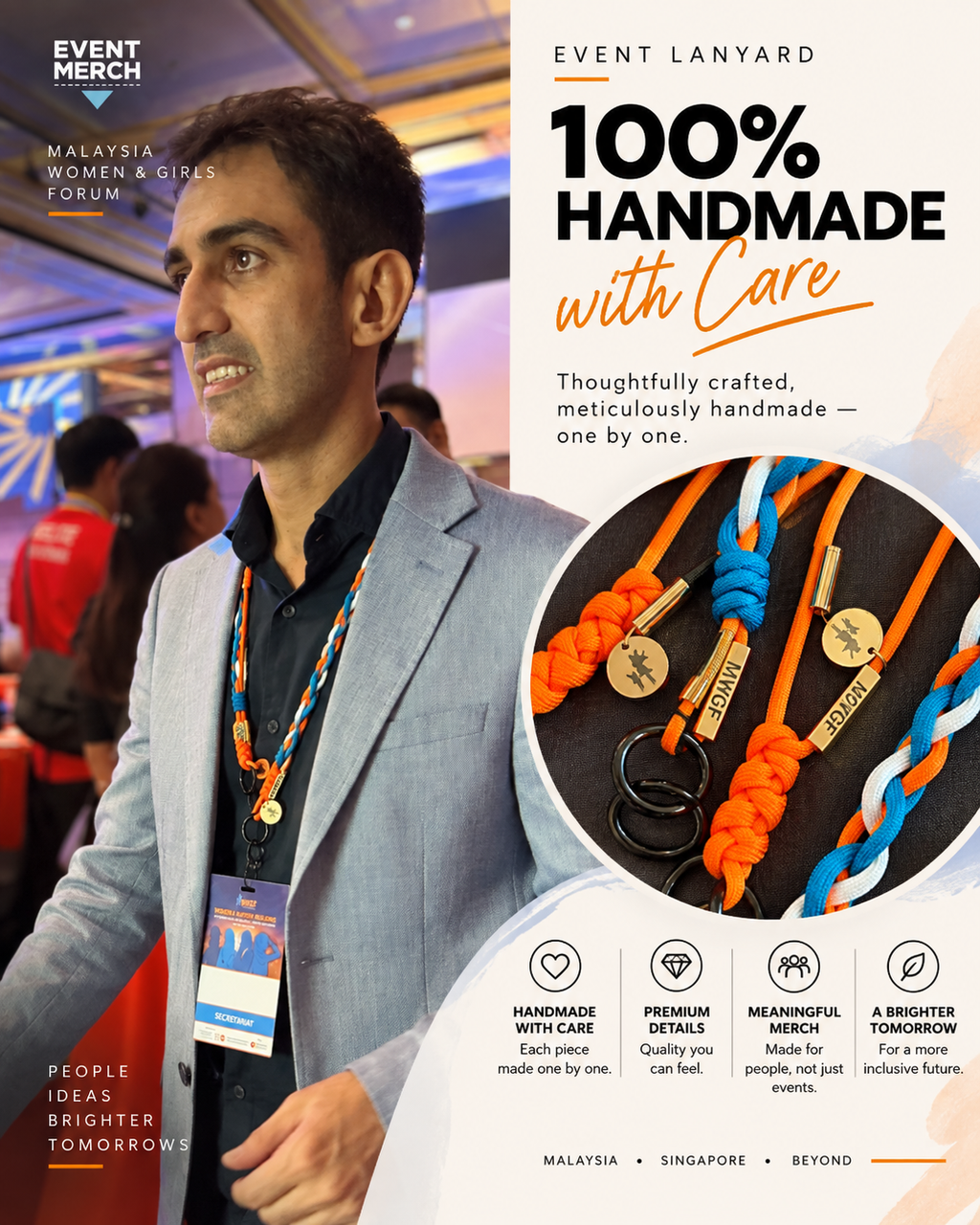 Custom event gift and corporate door gift lanyard Malaysia Singapore