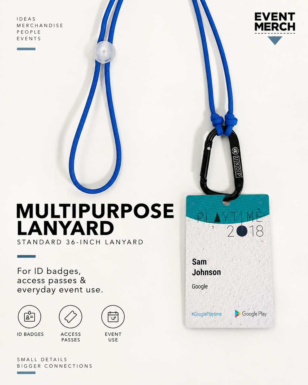 Multipurpose Custom Corporate Lanyard Proposal with 550 Paracord