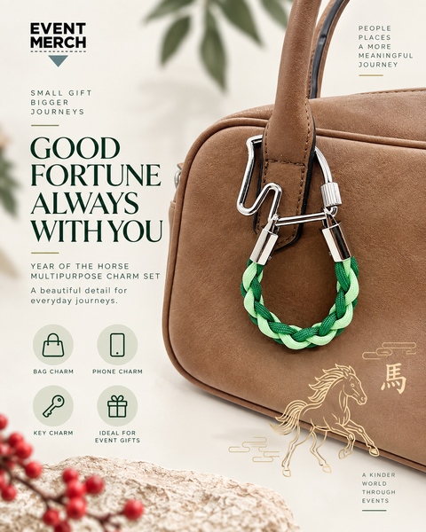 Horse Year CNY Custom Charm – Handmade Corporate Event Gift Malaysia Singapore