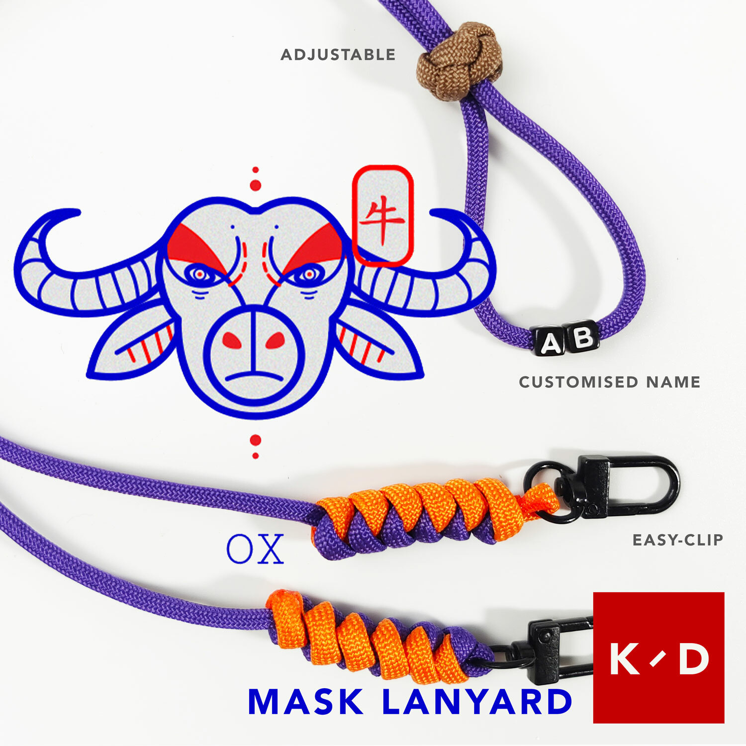 Chinese Zodiac Animals Ox Lucky Colour 2022