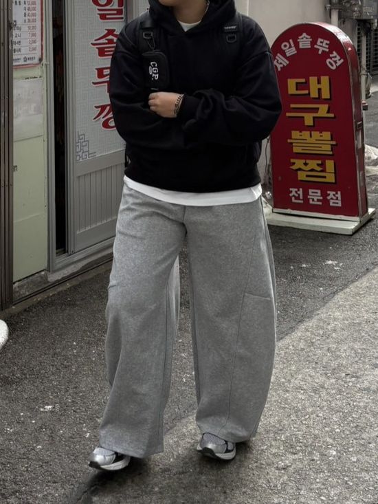 不起球彎刀棉褲 | OUTSIDER shop