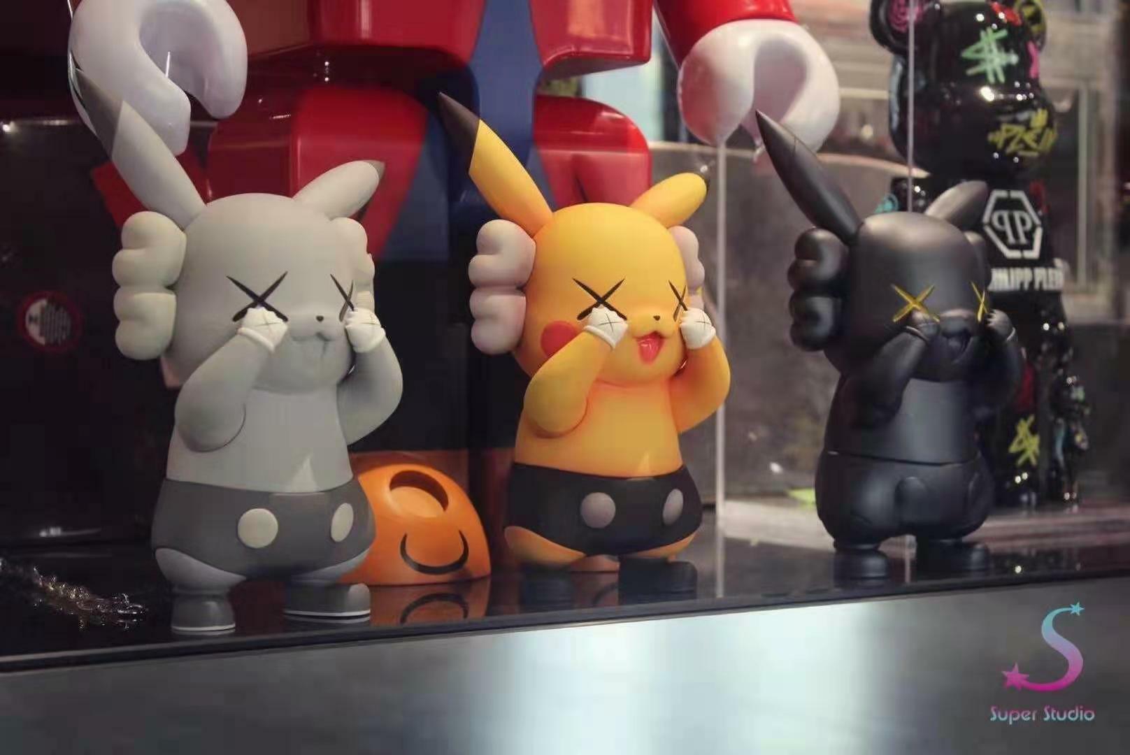 companion vs pikachu 現代アート　kaws 🎨 Kaws x Pikachu・ STL File for ・Cults