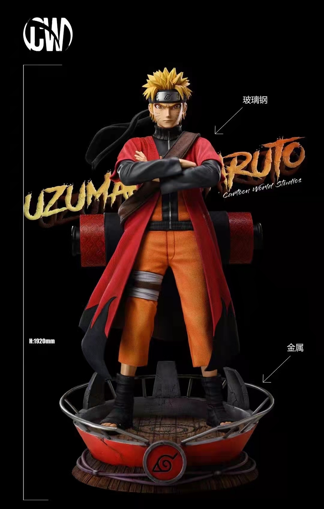 コミック・アニメ Cartoon World CW Studio Naruto CW Studio - Uzumaki Naruto – i.Hstoys