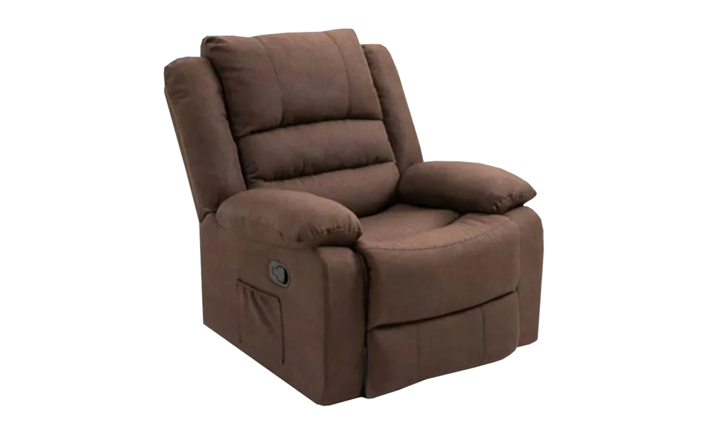 5.Contemporary Style Micro Fabric L Shaped Recliner Sofa (FDRS1766BR)