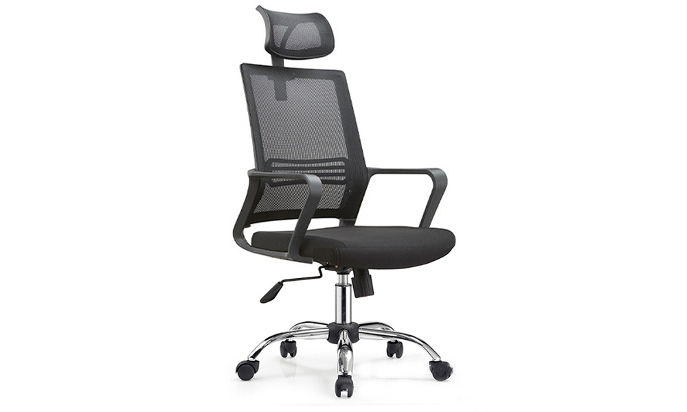 Tekkashop FDOC447BL Ergonomic Office Chair in Black