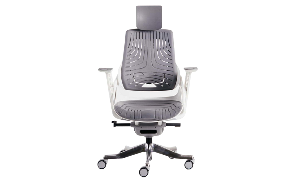 Tekkashop FDOC2143GR Ergonomic Lumbar Support Office Chair