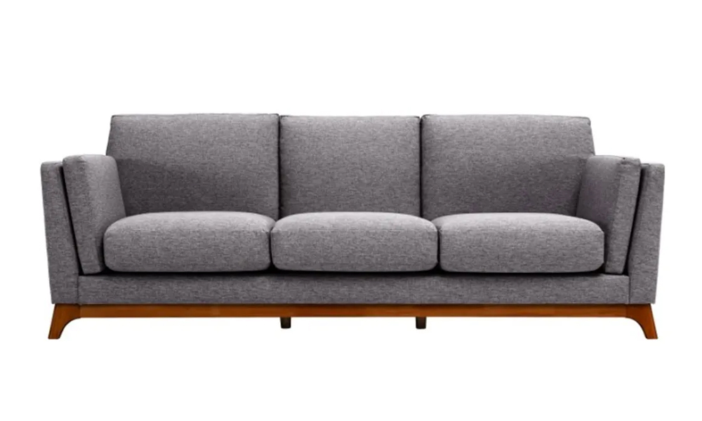 Best fabric upholstery 3-seater sofa in Grey