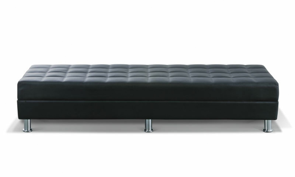 Best leather ottoman office sofa in Black