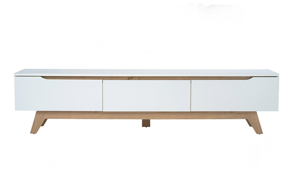 Scandinavian Style TV Cabinet in White