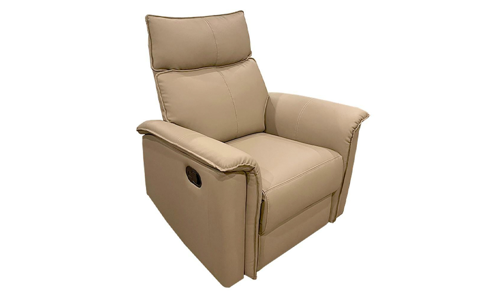Automatic Leather Recliner Sofa in Brown