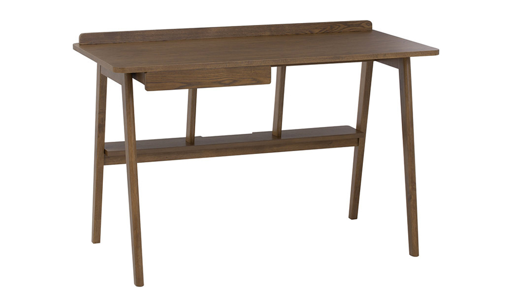 Minimalist design wooden study table in Cocoa