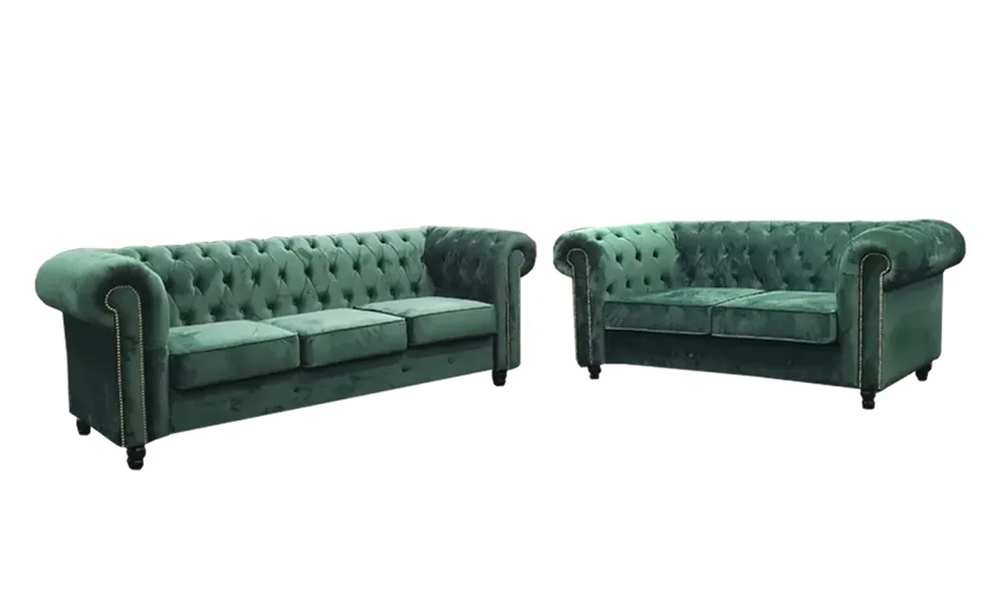 Green Chesterfield Sofa