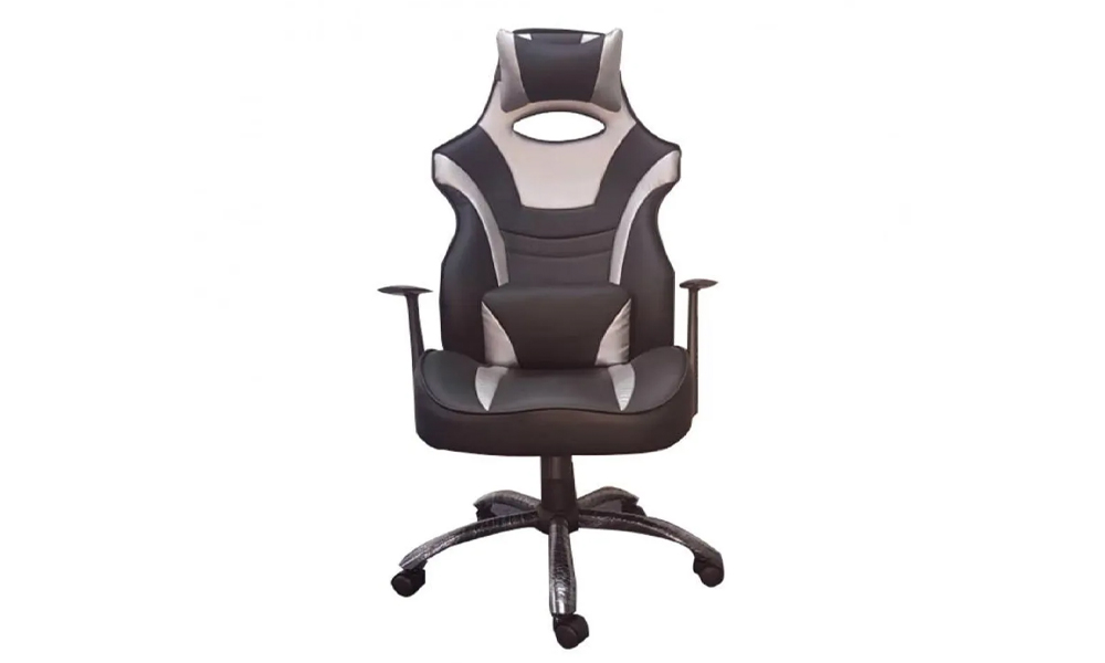 VDGC0640S Executive Leather Gaming Chair in Silver
