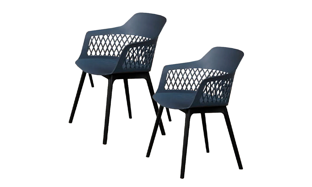 Designer Net Armchair Plastic Dining Chair