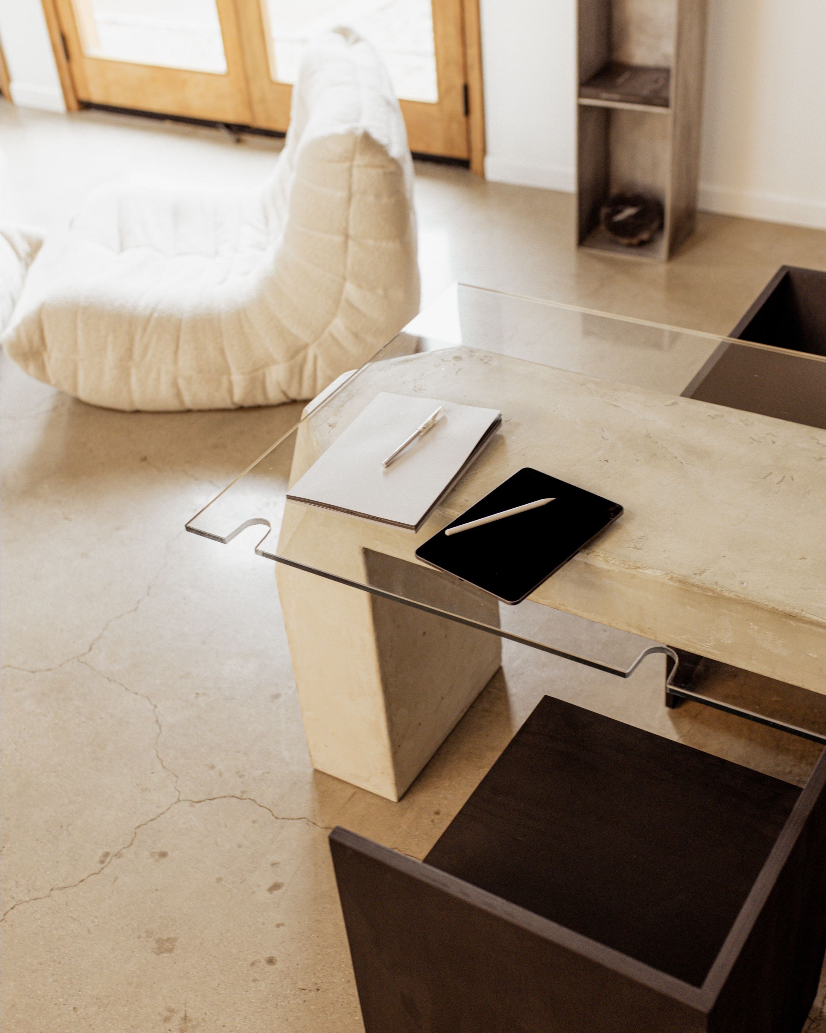 A modern minimalist interior design for office