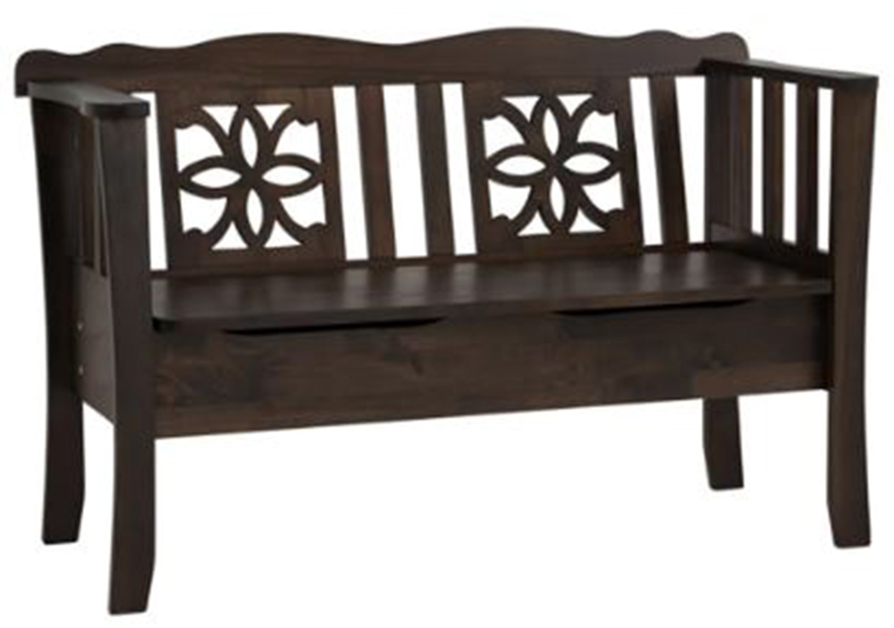 tekkashop traditional wooden bench seating 1