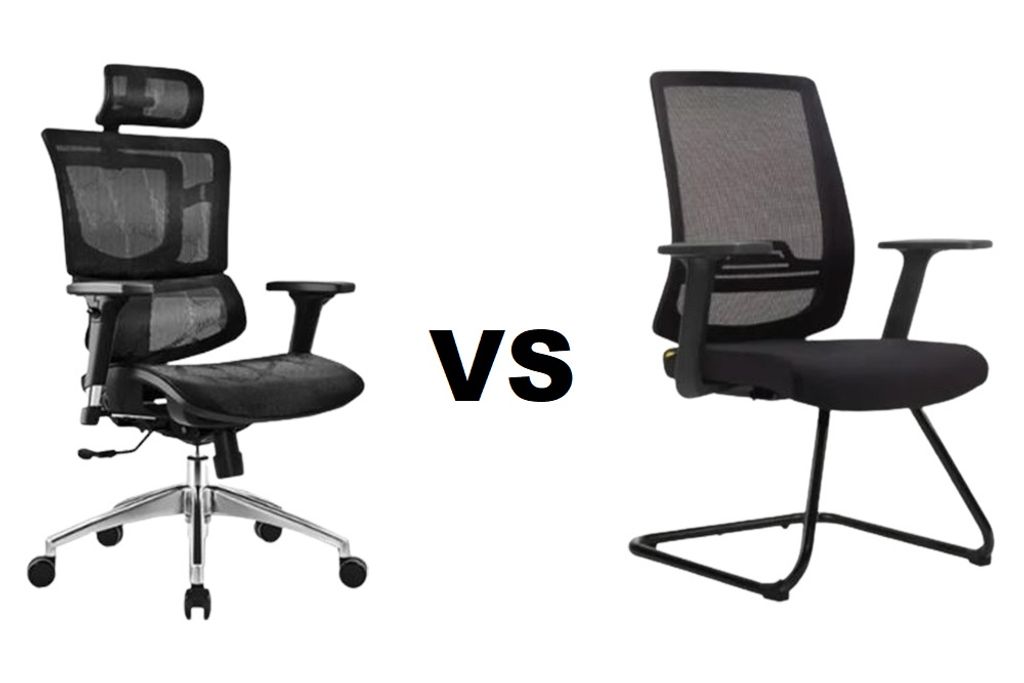 Ergonomic Chairs with Wheels vs Visitor Chairs: Which Boosts Office Productivity More?