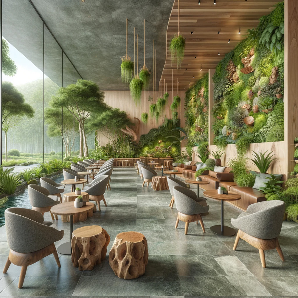 nature-inspired cafe 