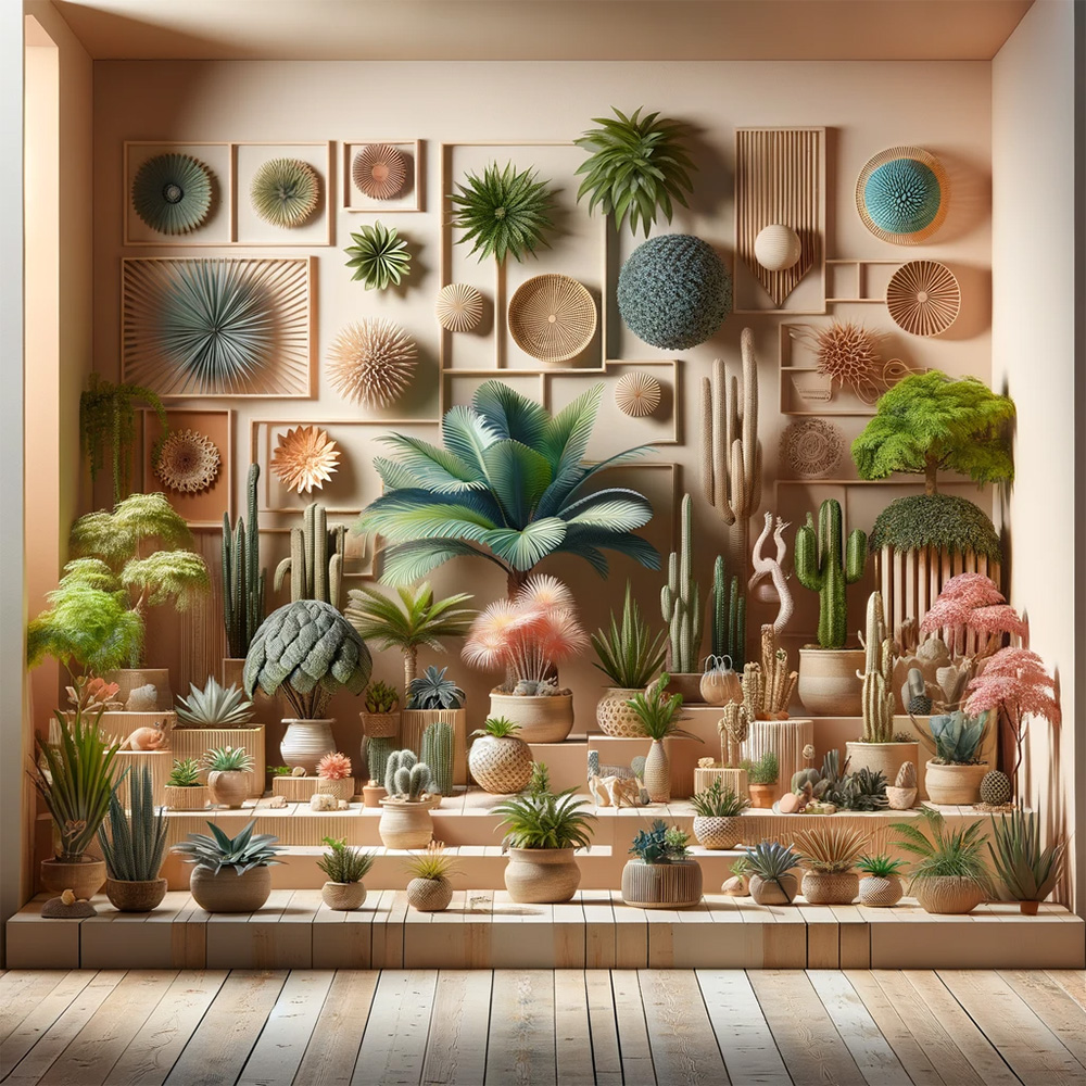 themed collections of artificial plants