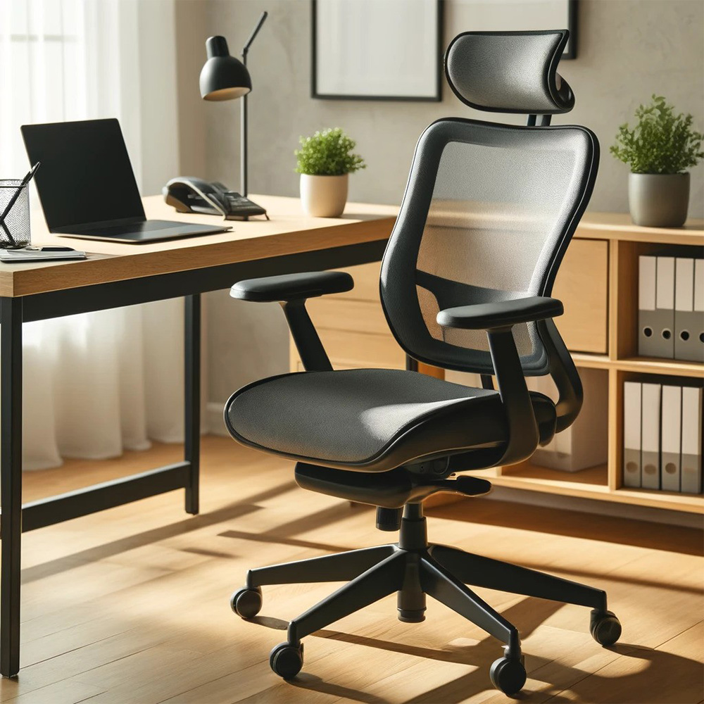 black ergonomic chair 
