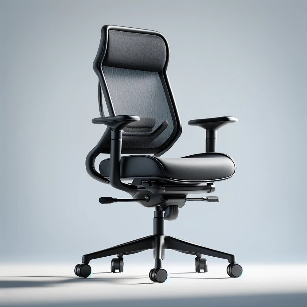 black ergonomic chair