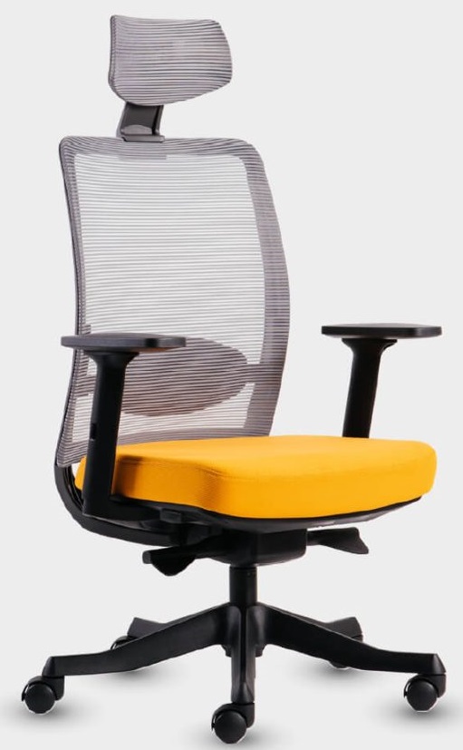 high back with headrest ergonomic office chair