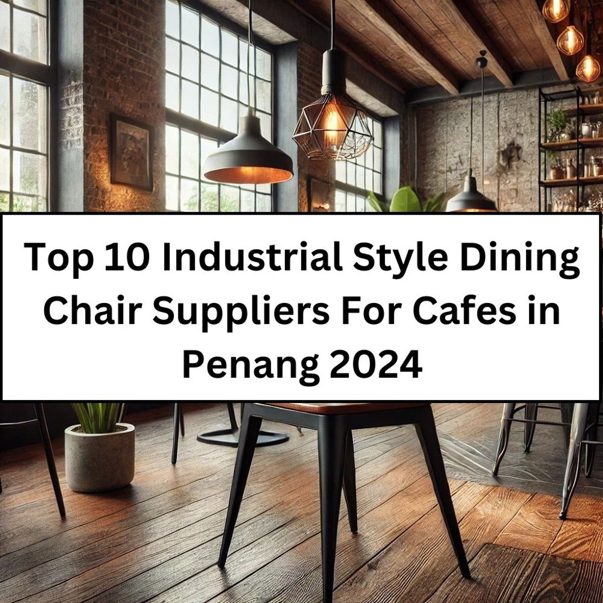 Top 10 Industrial Style Dining Chair Suppliers For Cafes in Penang 2024