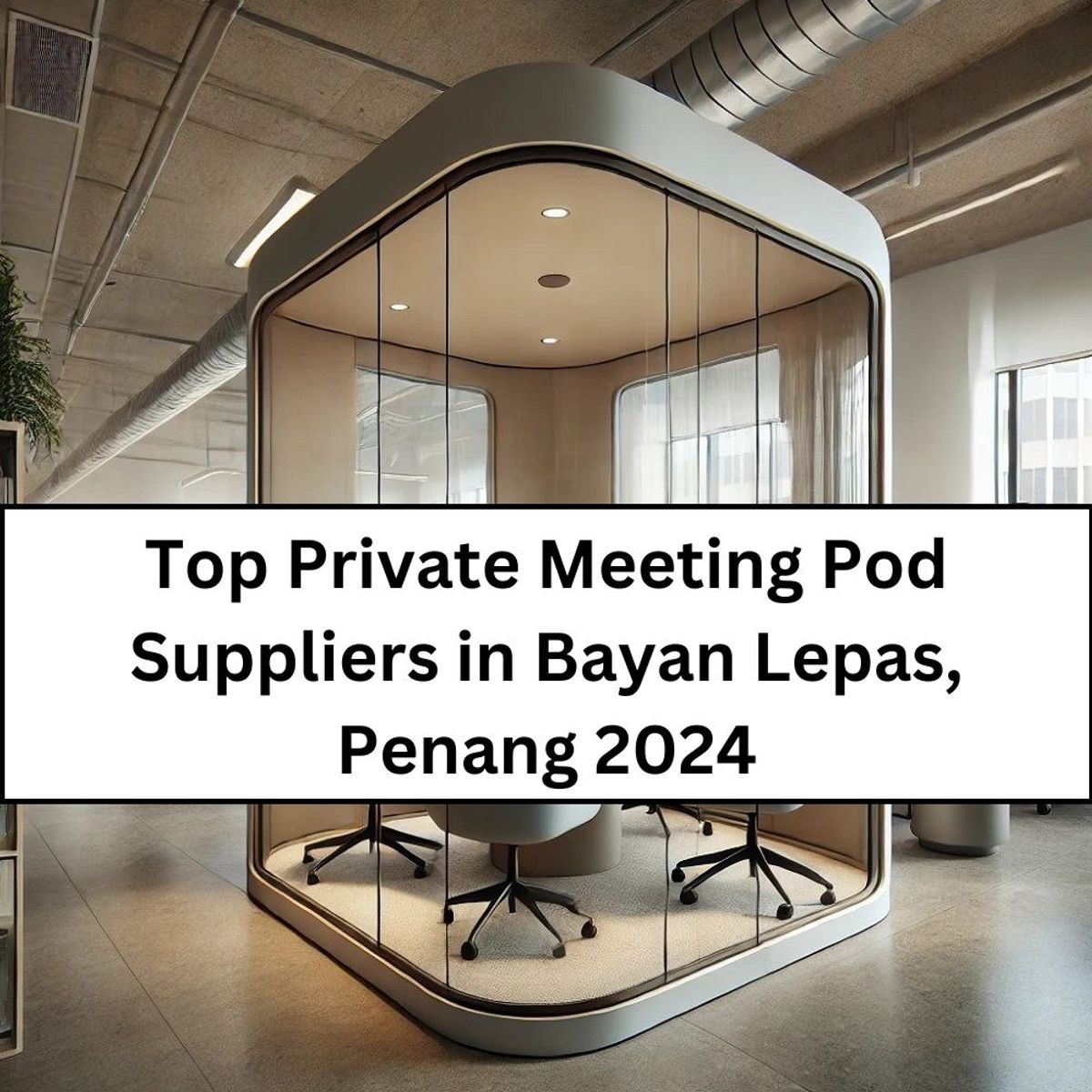 Top Private Meeting Pod Suppliers in Bayan Lepas, Penang 2024