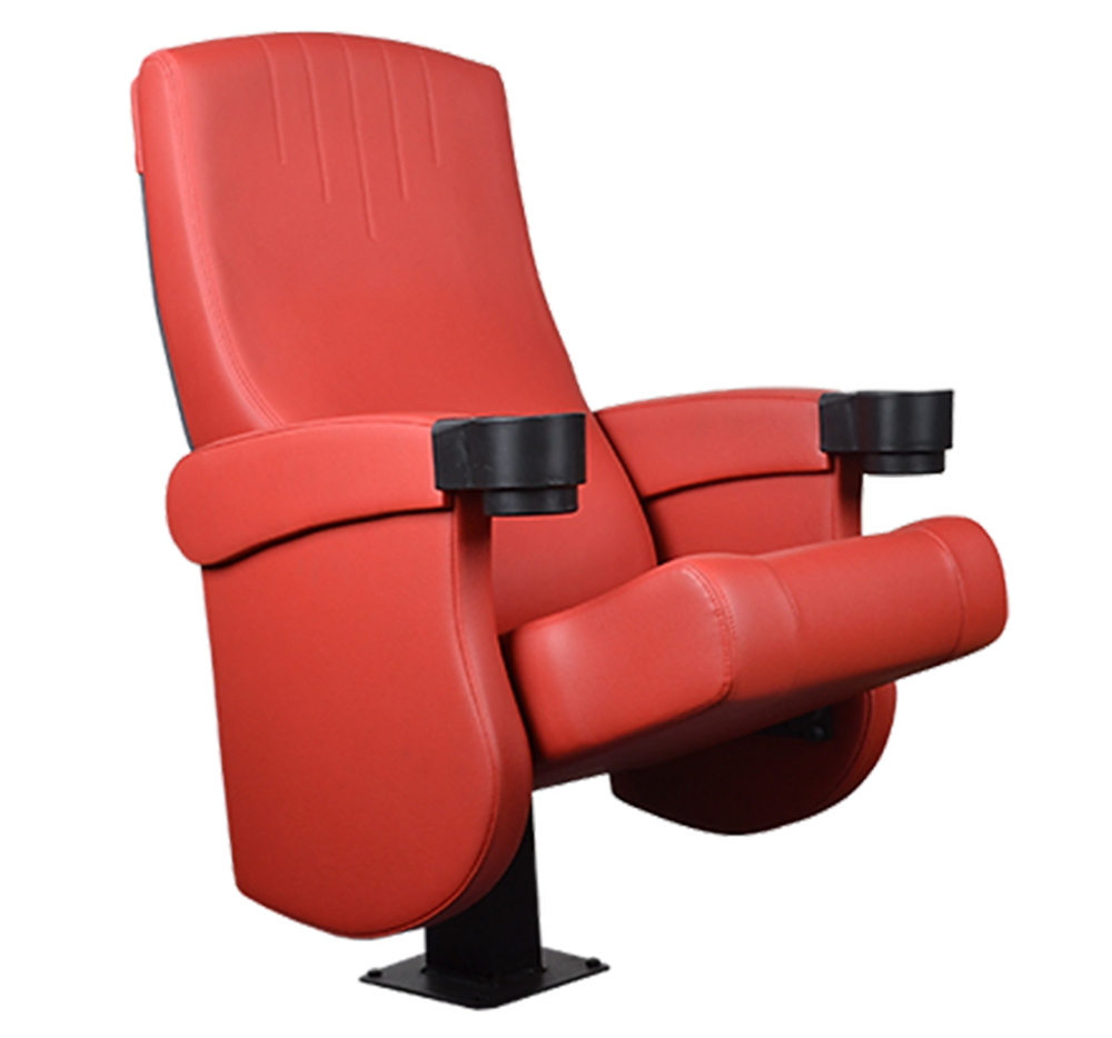 red leather auditorium chair