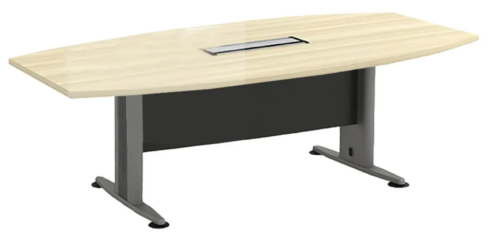 boat shaped 6 pax meeting table