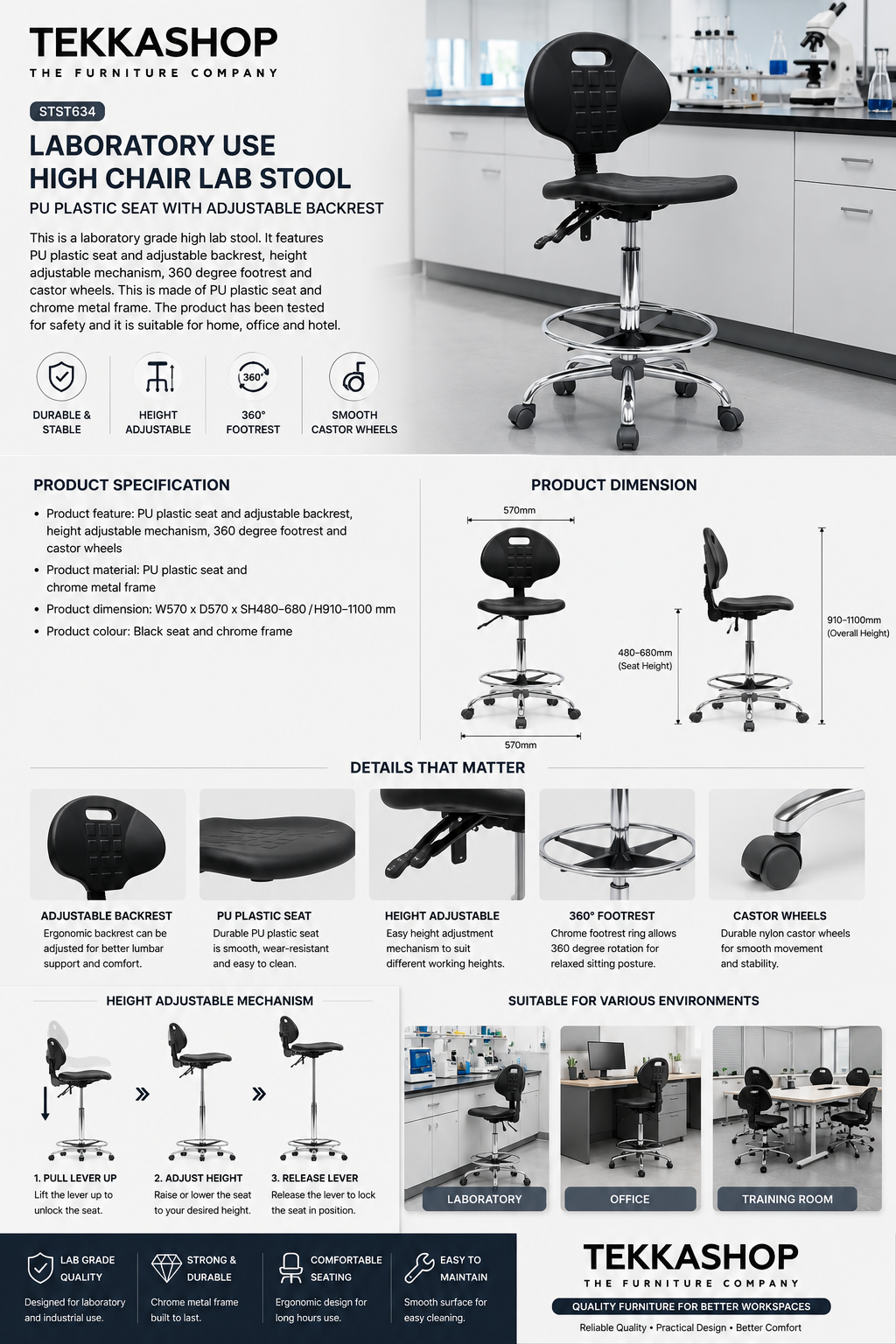 laboratory stools