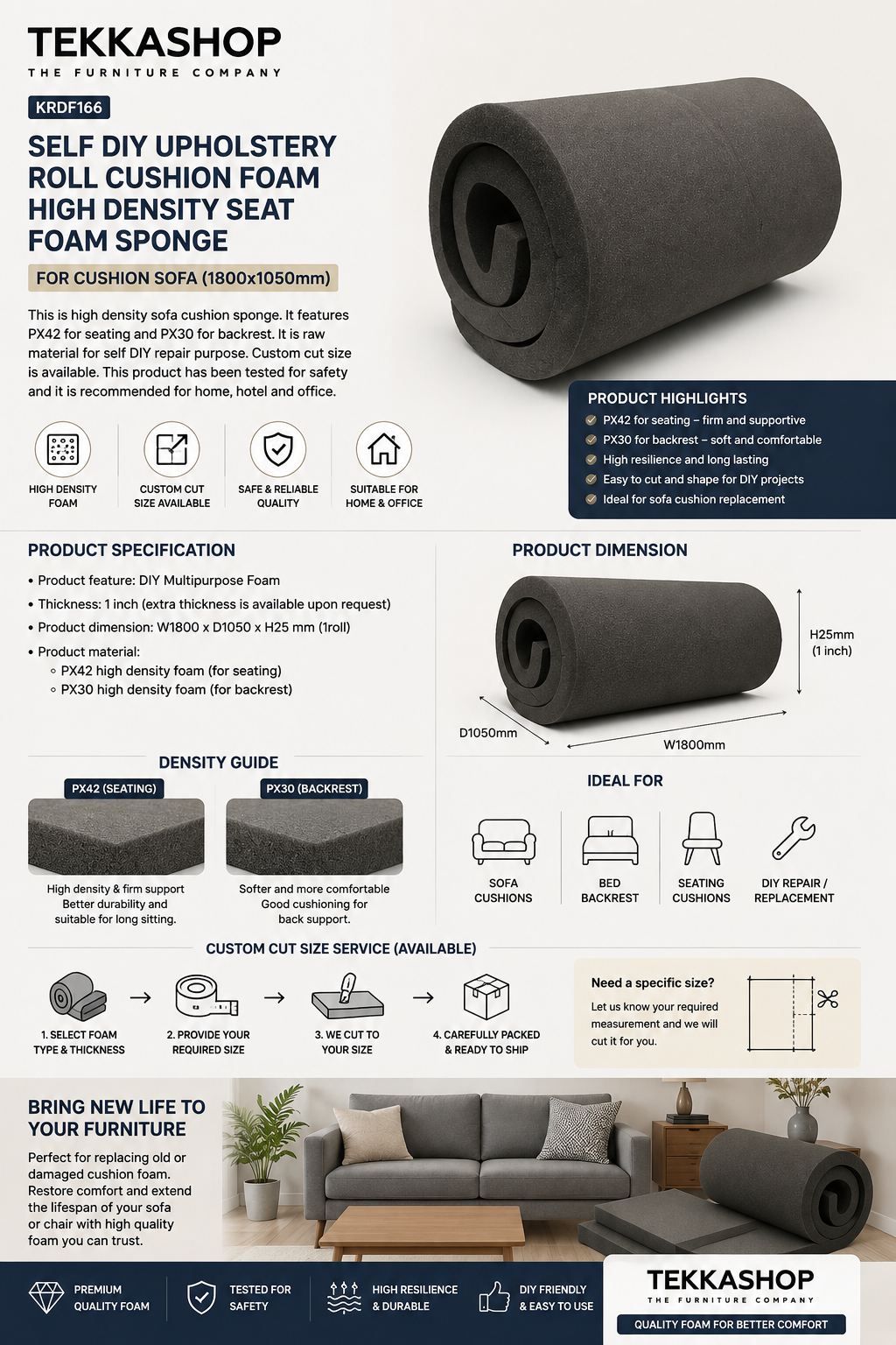Cushion foam