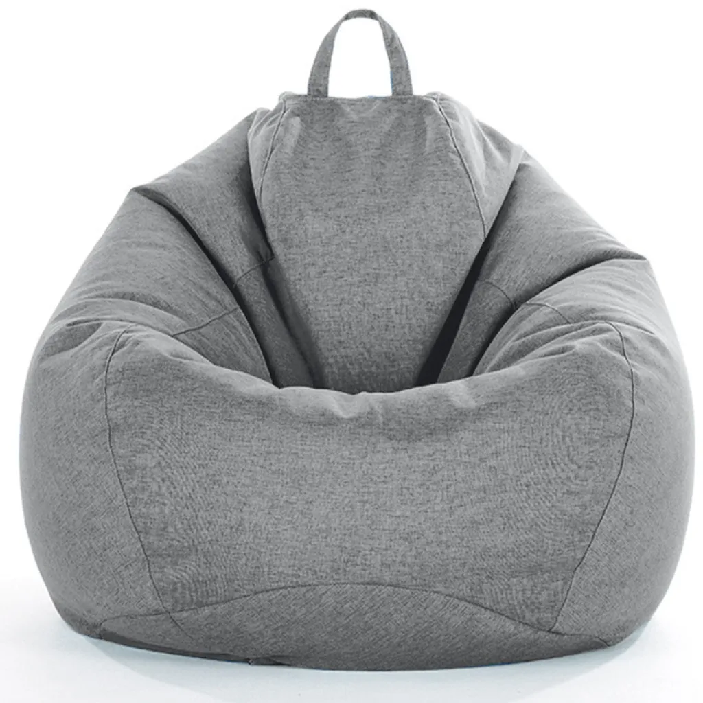 Middle Grey Style XL Adult Size Ball Shaped Thick Linen Fabric
