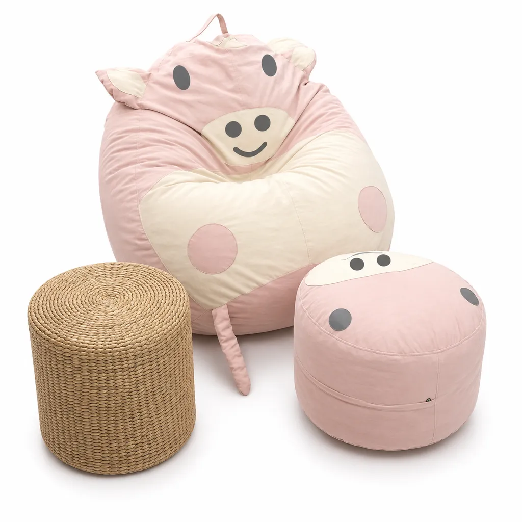 Cute Animal Home Kindergarten Shaped Bean Bag