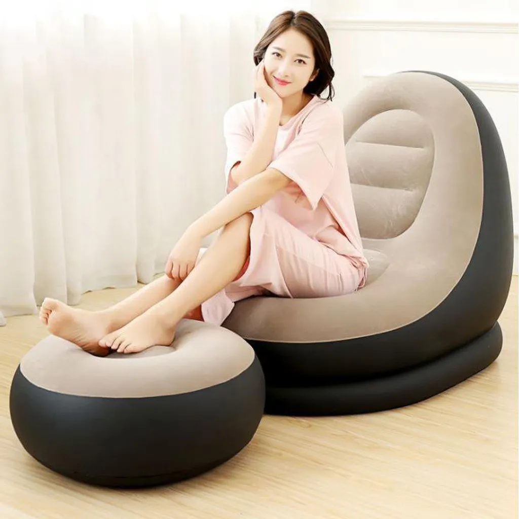 Scandinavian Style 1-Seater Waterproof Comfy Air Sofa