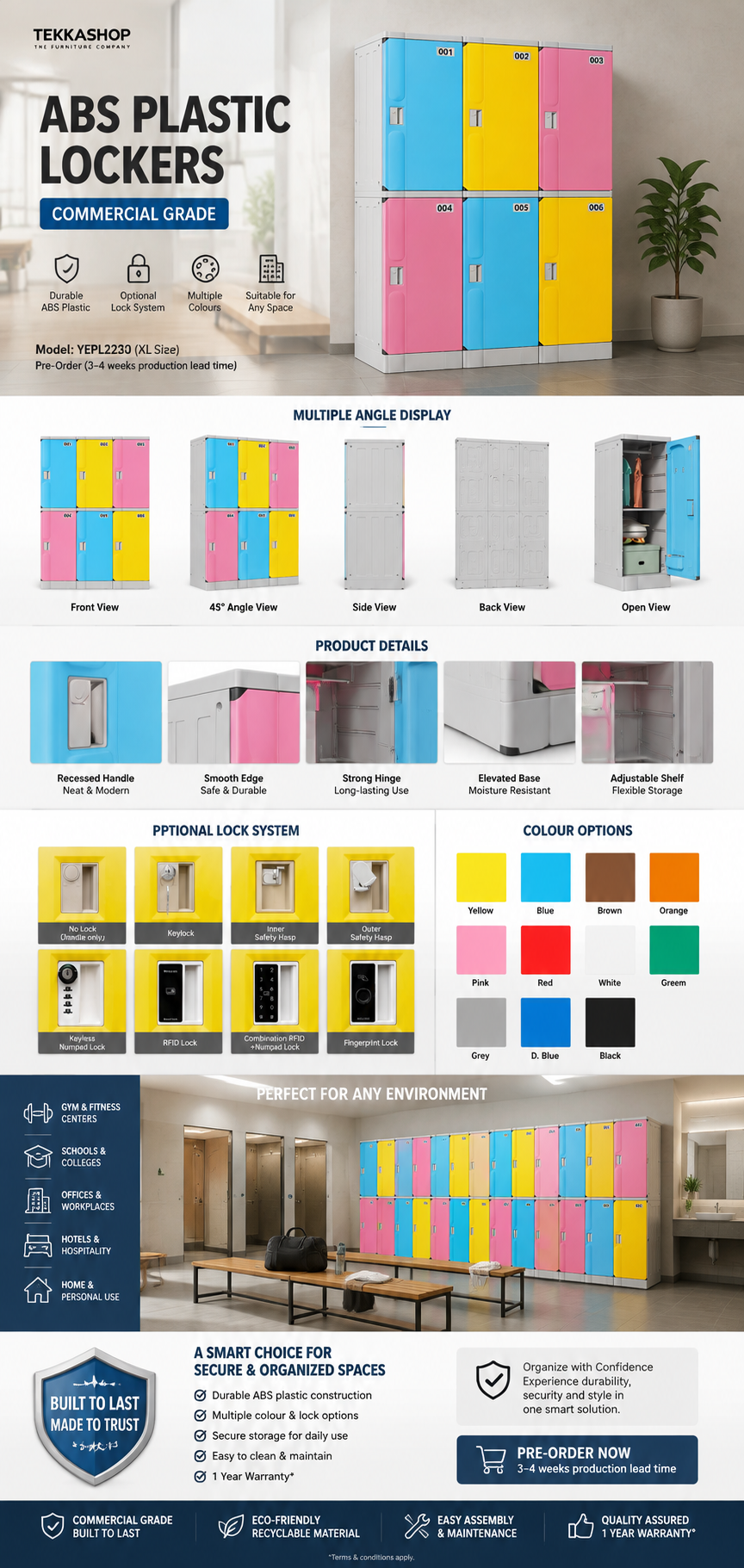plastic locker