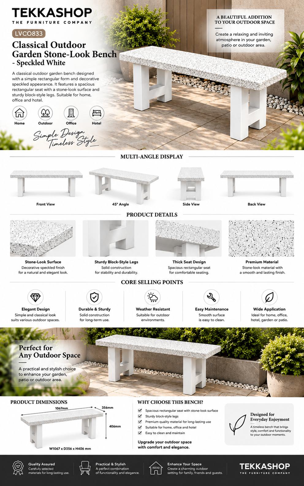 Concrete Bench