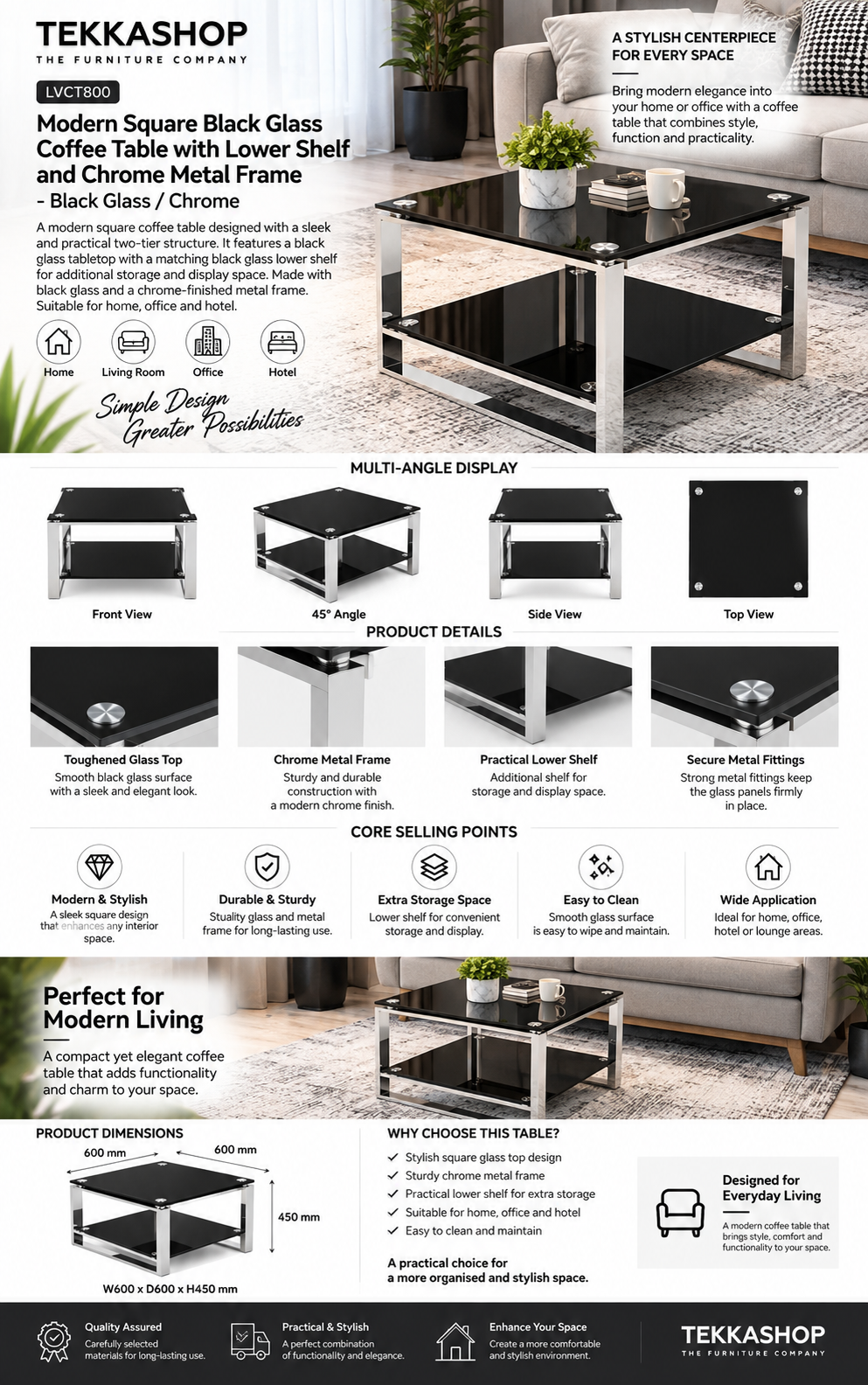 square coffee table