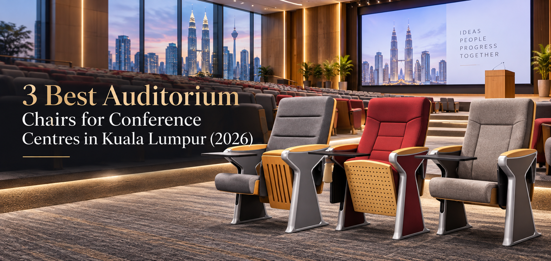 3 Best Auditorium Chairs for Conference Centres in Kuala Lumpur (2026)