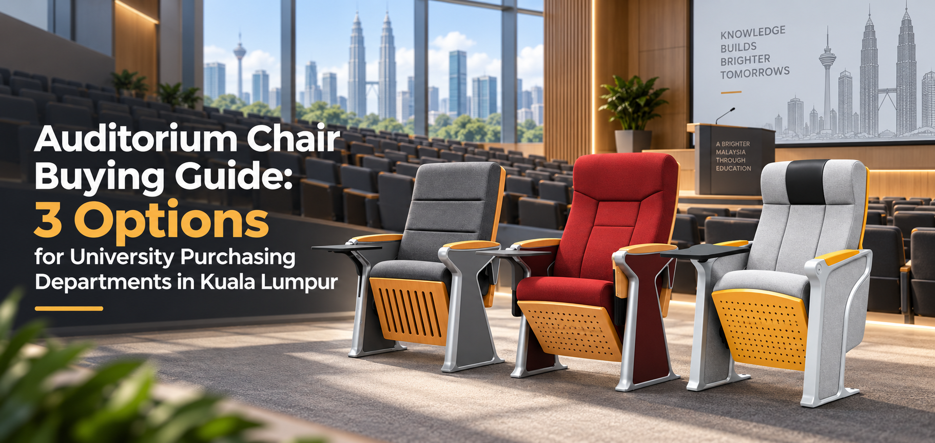 Auditorium Seating Buying Guide for University Purchasing Departments in Kuala Lumpur