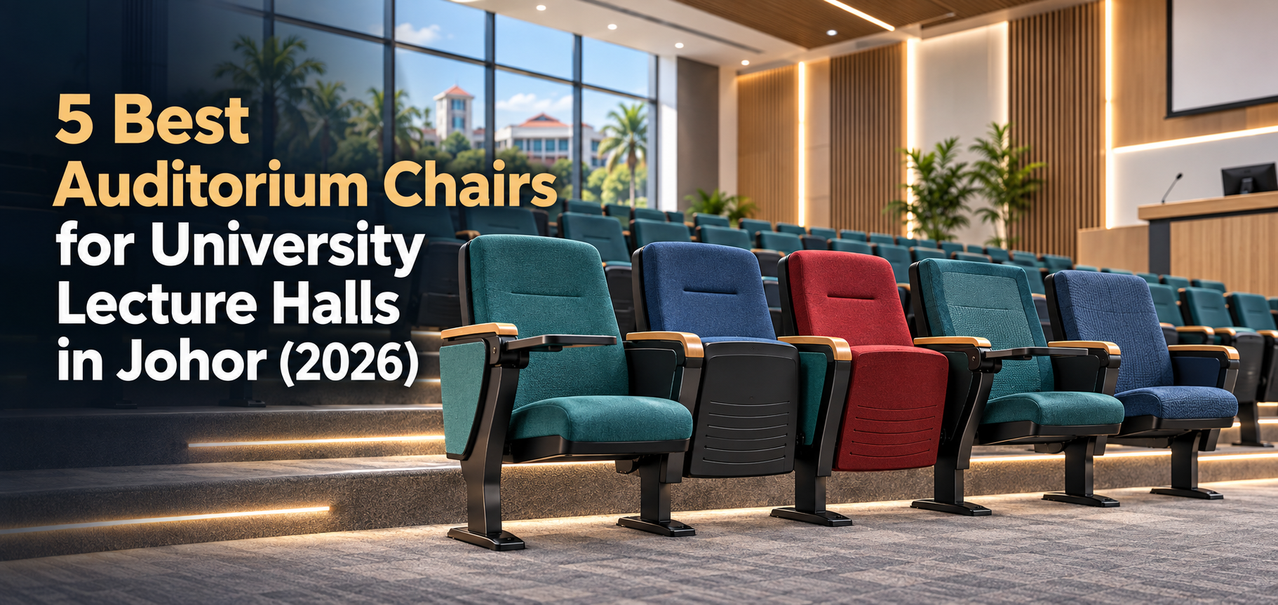 5 Best Auditorium Chairs for University Lecture Halls in Johor