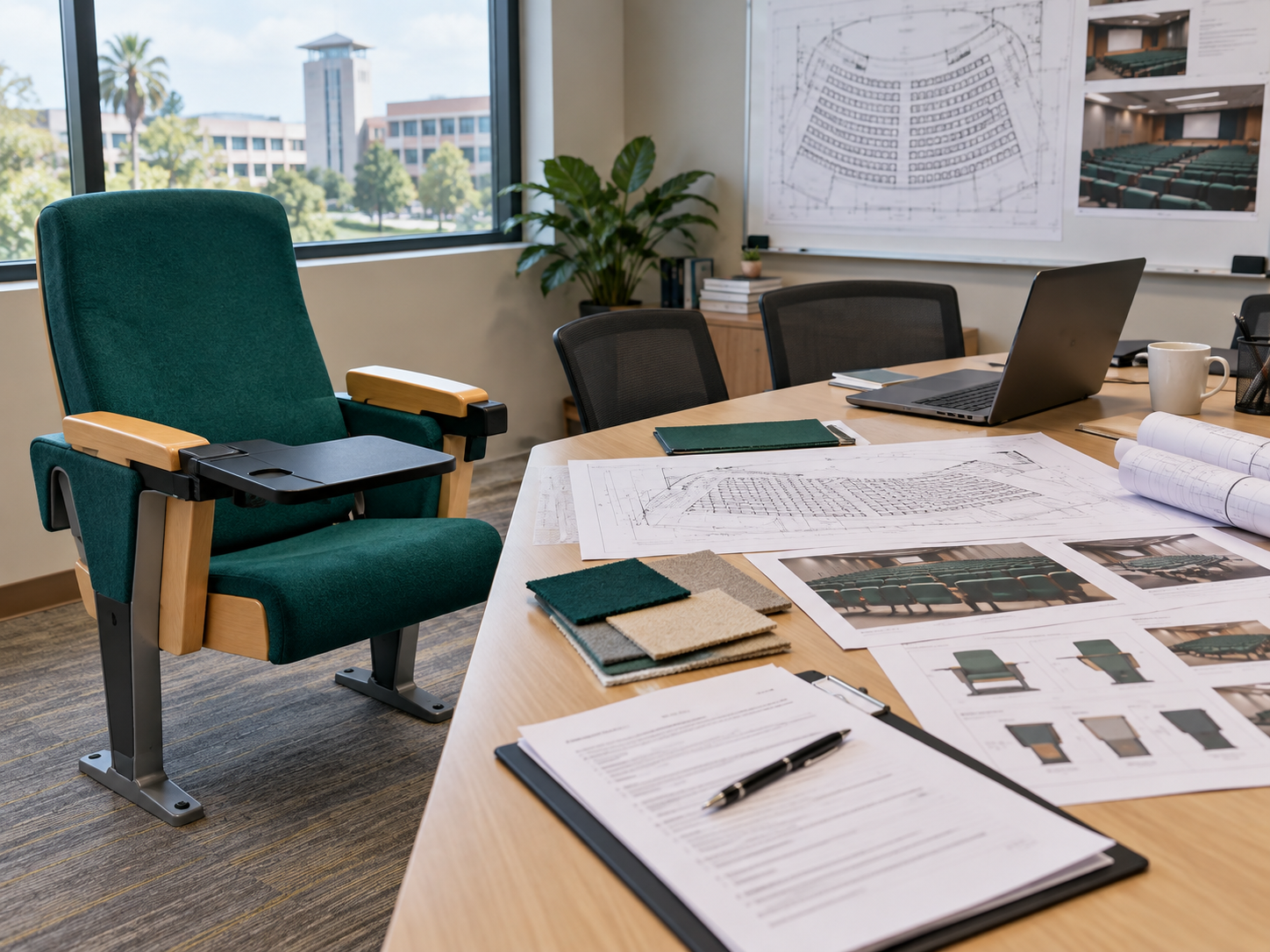 Auditorium seating specification checklist for university procurement
