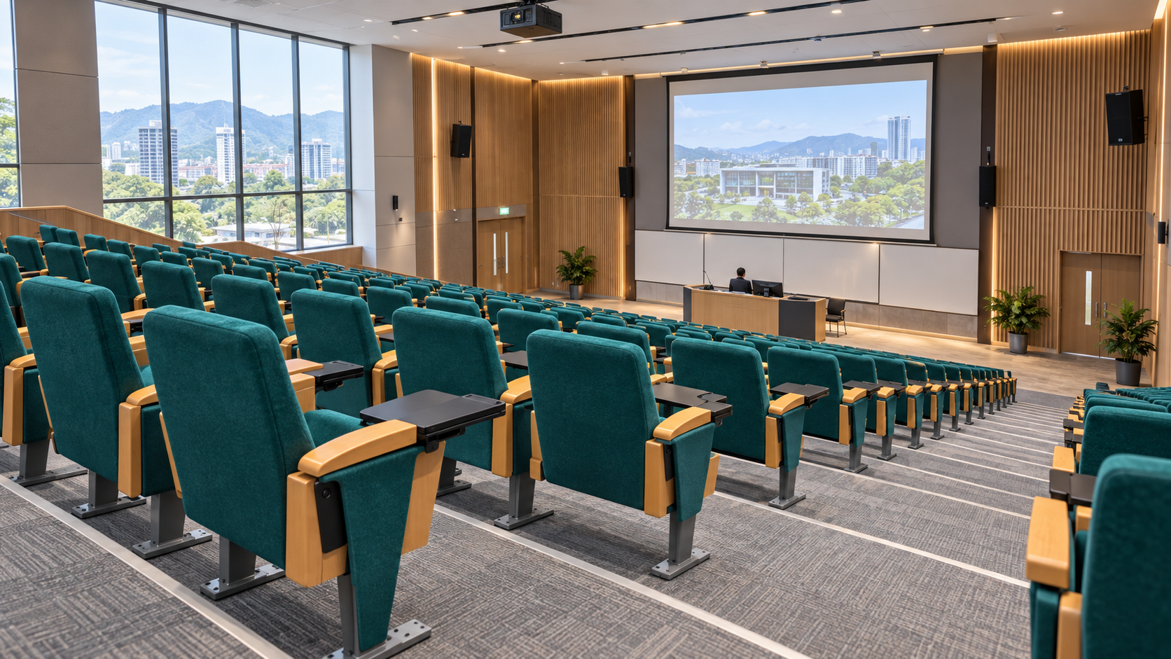 University lecture theatre seating in Selangor