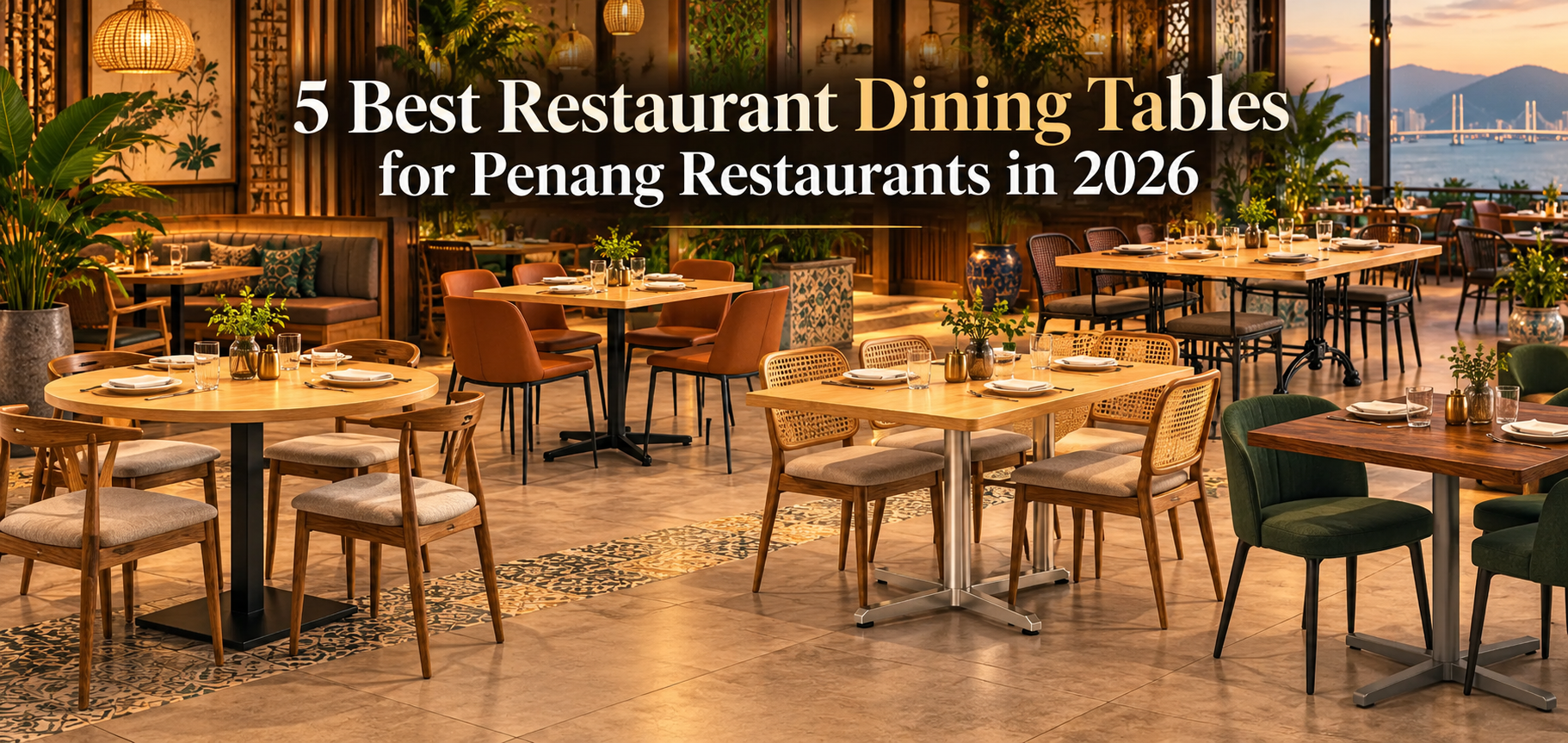 5 Best Restaurant Dining Tables for Penang Restaurants in 2026