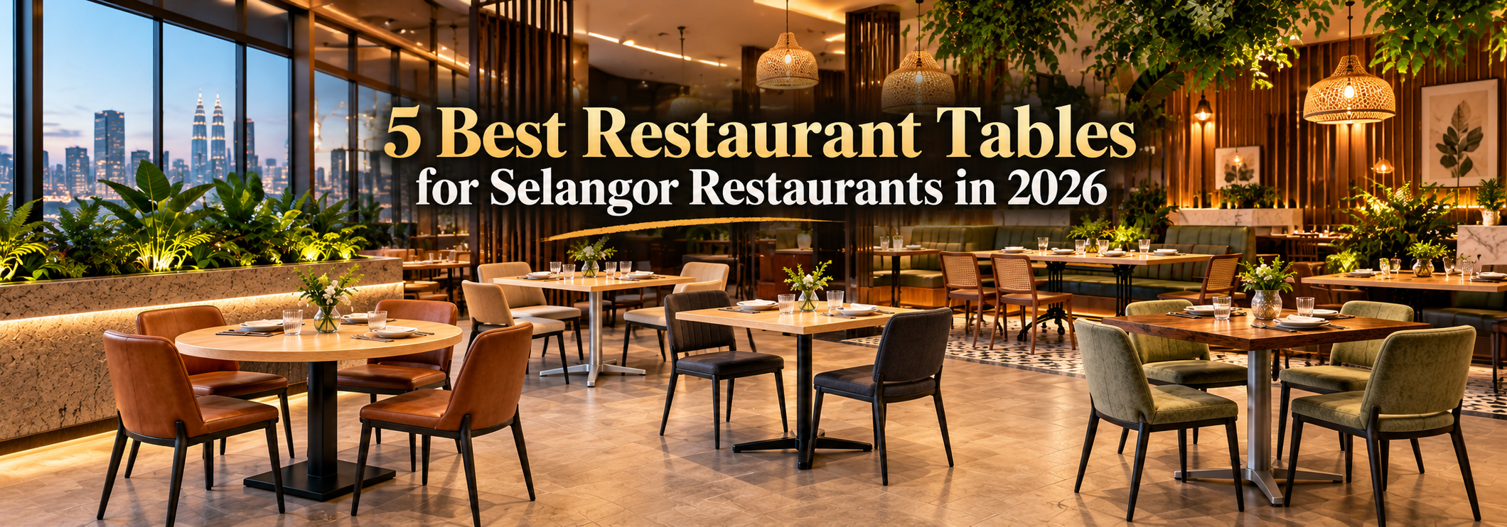 5 Best Restaurant Tables for Selangor Restaurants in 2026