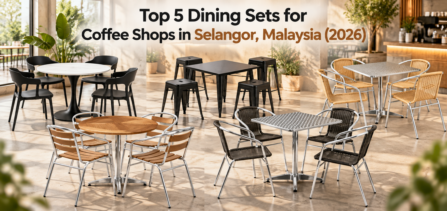 Top 5 Dining Sets for Coffee Shops in Selangor, Malaysia (2026)
