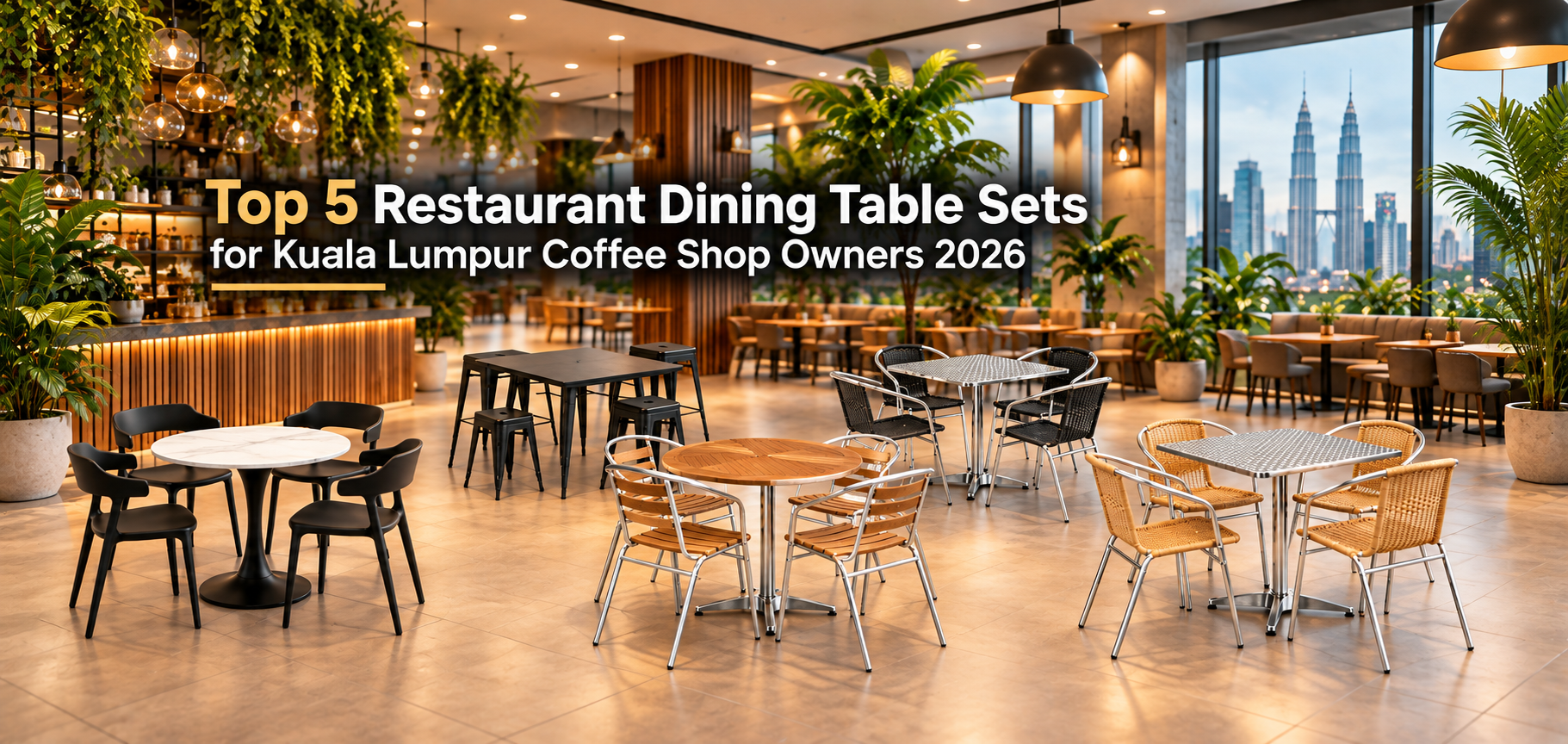 Top 5 Restaurant Dining Table Sets for Kuala Lumpur Coffee Shop Owners 2026